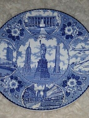 Vintage Stafforshire NYC Plate